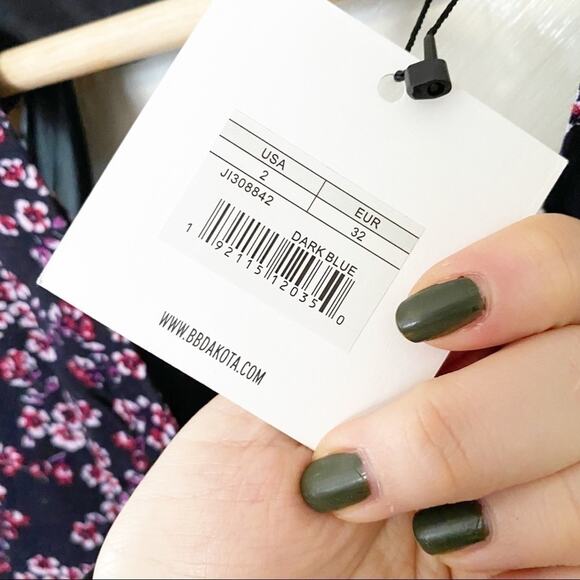 Jack by BB Dakota wrap floral jumpsuit open back 2 - Picture 4 of 8